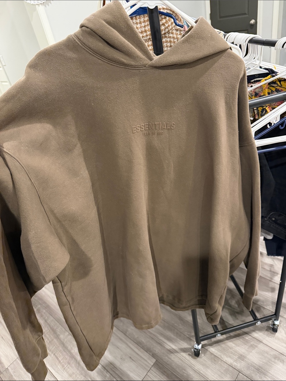 Fear of God Brown Pullover Hoodie - Picture 3 of 4